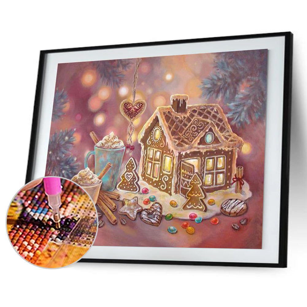 Dessert House - Full Round Drill Diamond Painting 40*30CM