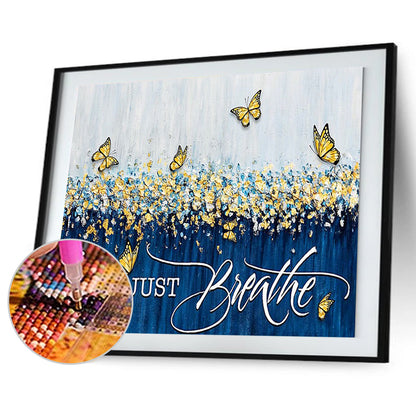 Letters - Full Round Drill Diamond Painting 45*30CM