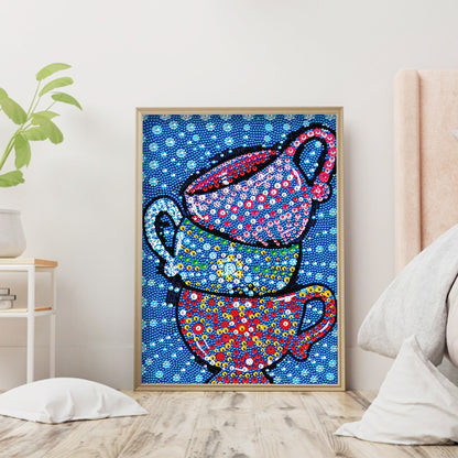 Cup - Special Shaped Drill Diamond Painting 30*40CM