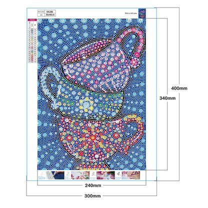 Cup - Special Shaped Drill Diamond Painting 30*40CM