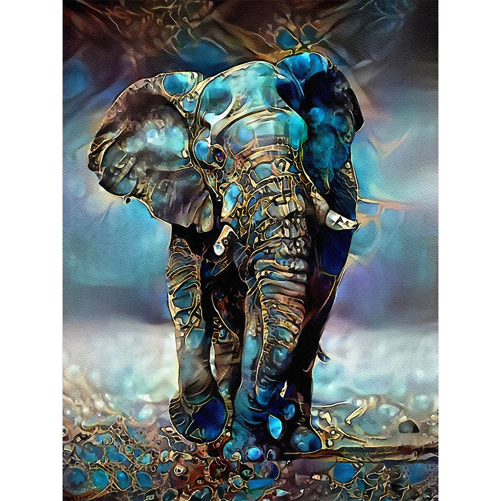 Elehpant - Full Round Drill Diamond Painting 30*40CM