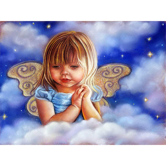 Baby Angel - Full Round Drill Diamond Painting 40*30CM