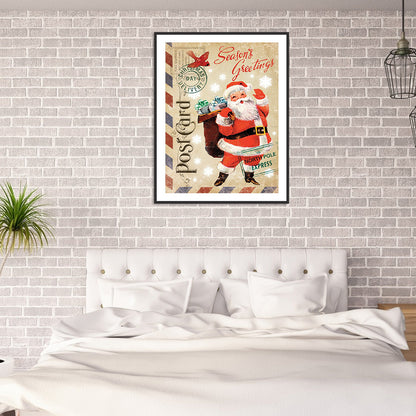 Santa Claus - Full Round Drill Diamond Painting 30*40CM