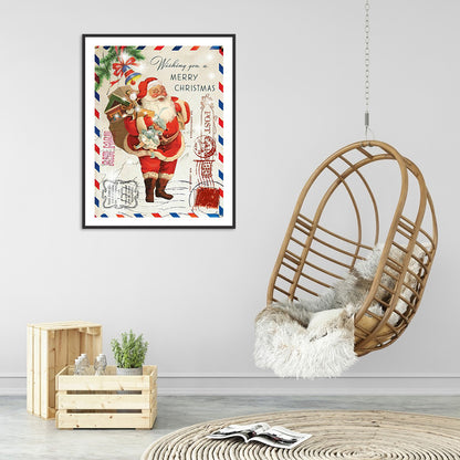 Santa Claus - Full Round Drill Diamond Painting 30*40CM