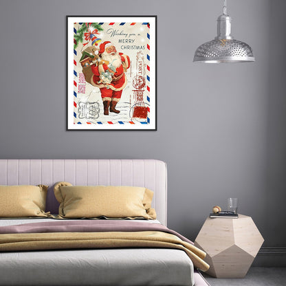 Santa Claus - Full Round Drill Diamond Painting 30*40CM