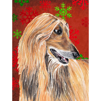 Christmas Dog - Full Round Drill Diamond Painting 30*40CM