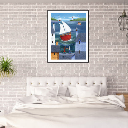 Childhood Seascape - Full Round Drill Diamond Painting 30*40CM