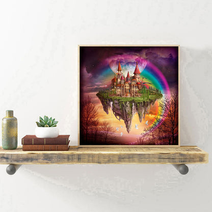 Rainbow Castle - Full Round Drill Diamond Painting 30*30CM