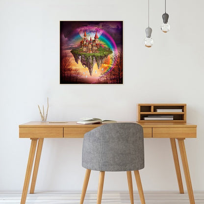 Rainbow Castle - Full Round Drill Diamond Painting 30*30CM