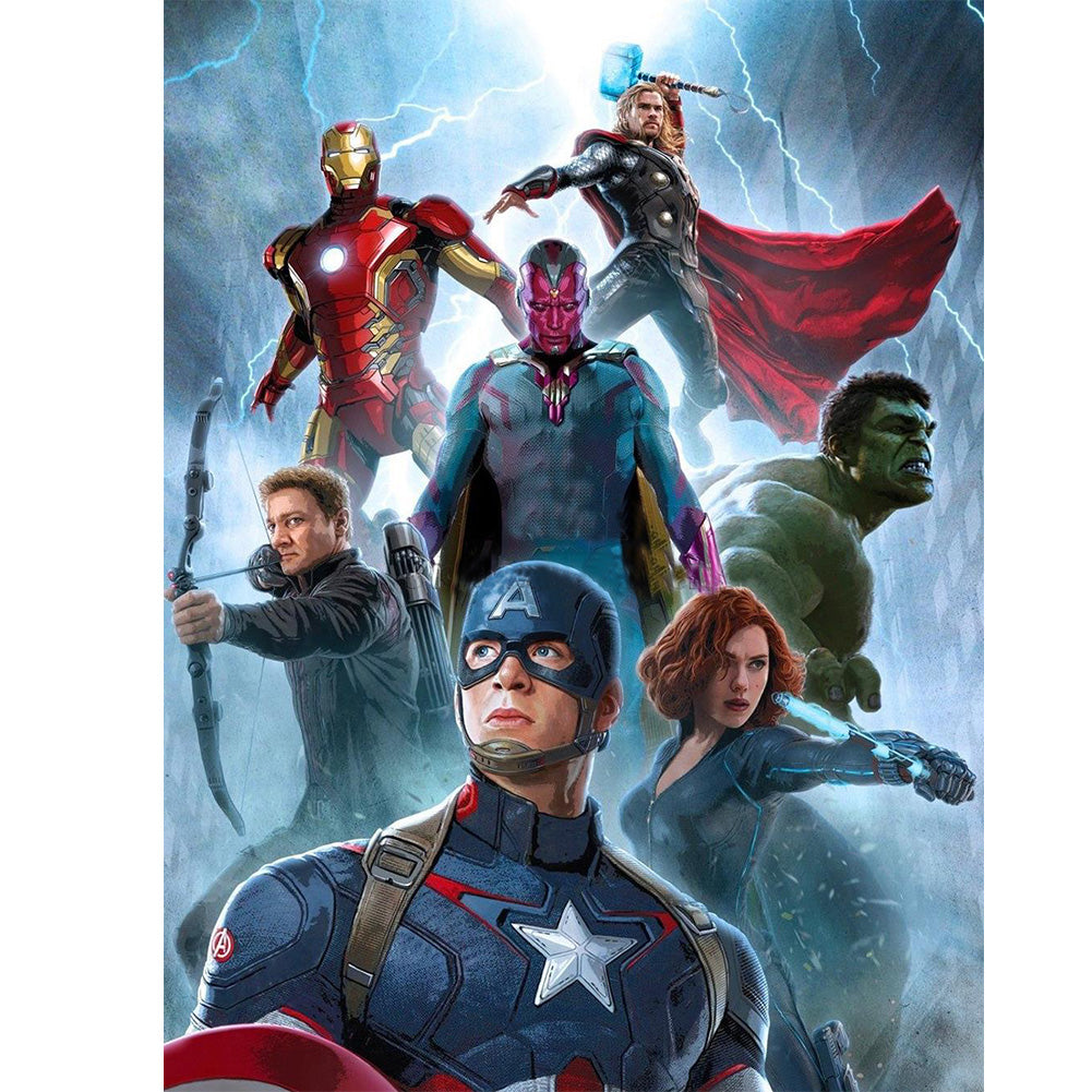 Avenger - Full Round Drill Diamond Painting 30*40CM