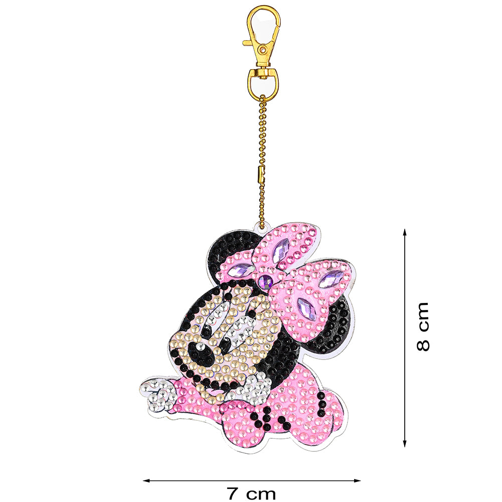 DIY Full Special-shaped Drill Diamond Painting Keychain Jewelry Bag Pendant