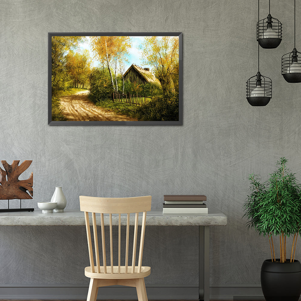 Landscape - Full Round Drill Diamond Painting 60*40CM