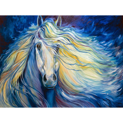 Flowing Horse - Full Round Drill Diamond Painting 40*30CM