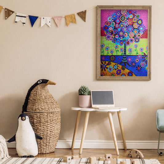 Trees - Special Shaped Drill Diamond Painting 30*40CM