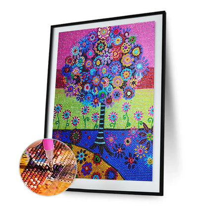 Trees - Special Shaped Drill Diamond Painting 30*40CM