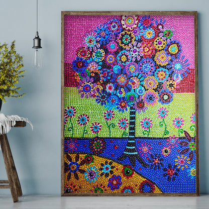 Trees - Special Shaped Drill Diamond Painting 30*40CM