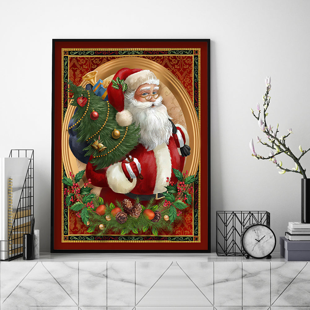 Christmas - Full Round Drill Diamond Painting 30*40CM