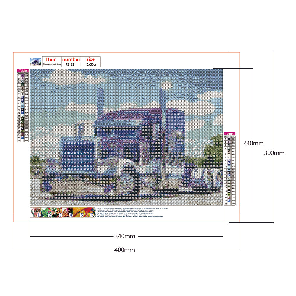 Car - Full Square Drill Diamond Painting 40*30CM