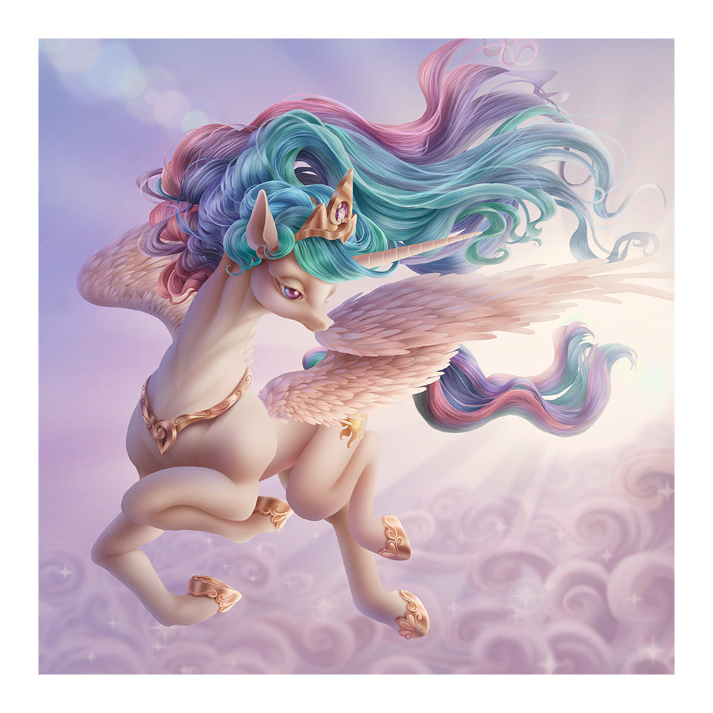 Rainbow Unicorn - Full Round Drill Diamond Painting 40*40CM