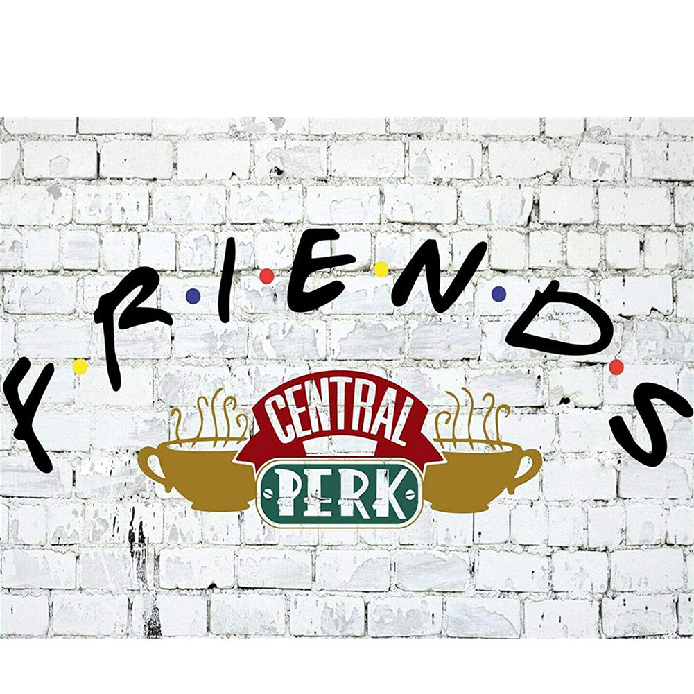 Letter Friend - Full Round Drill Diamond Painting 40*30CM