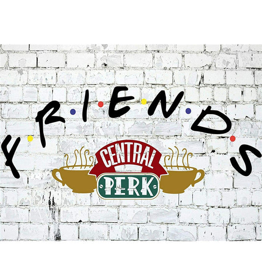 Letter Friend - Full Round Drill Diamond Painting 40*30CM