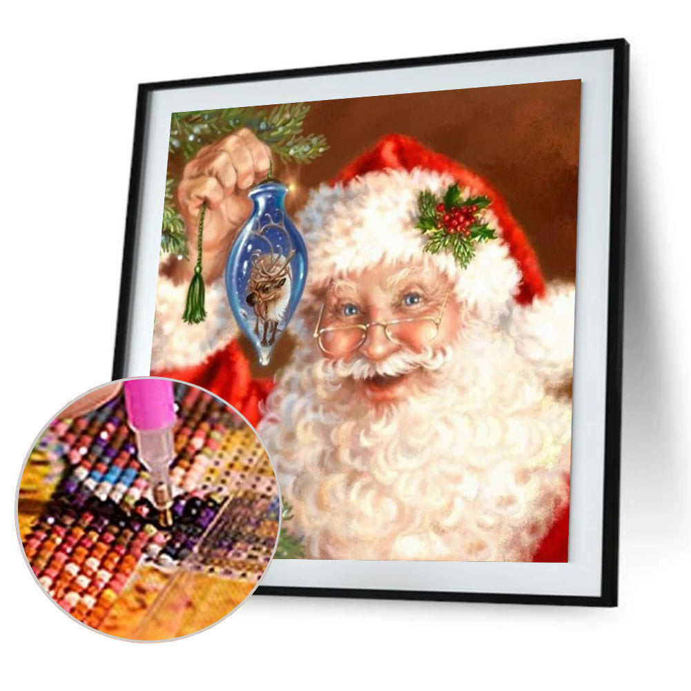 Santa Claus - Full Round Drill Diamond Painting 30*30CM