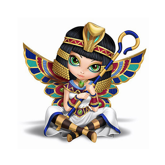 Cartoon Girl - Special Shaped Drill Diamond Painting 30*30CM