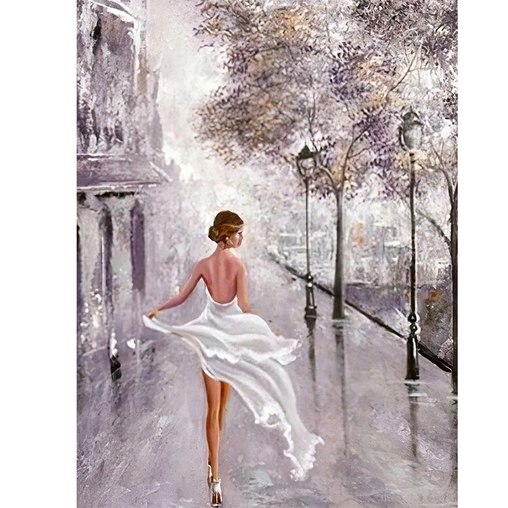 Oil Beauty - Full Square Drill Diamond Painting 30*40CM