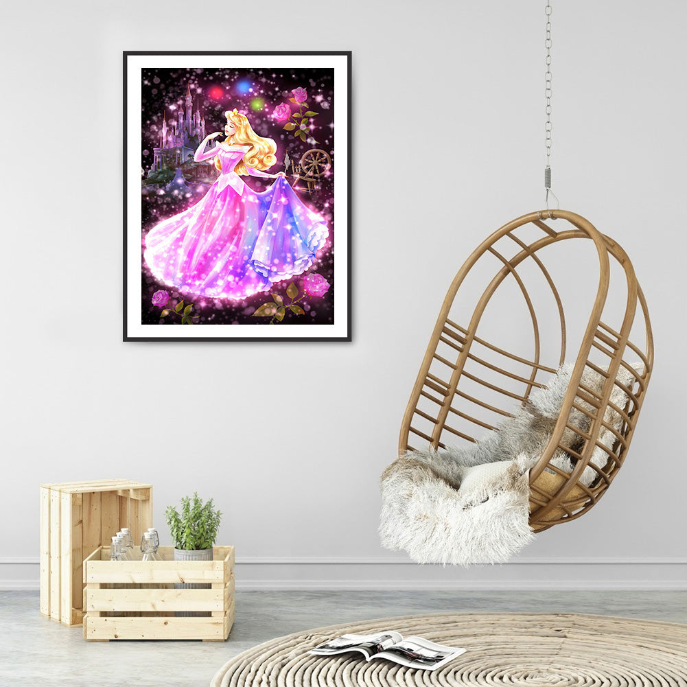 Cartoon Princess - Special Shaped Drill Diamond Painting 30*40CM
