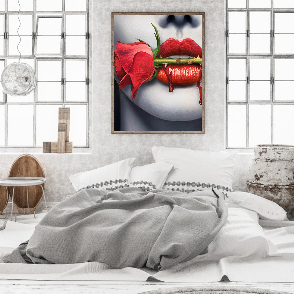 Rose - Full Round Drill Diamond Painting 30*40CM
