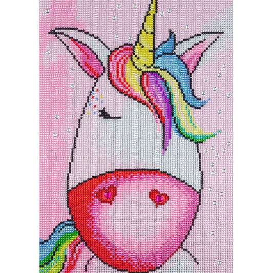 Unicorn - Special Shaped Drill Diamond Painting 30*40CM