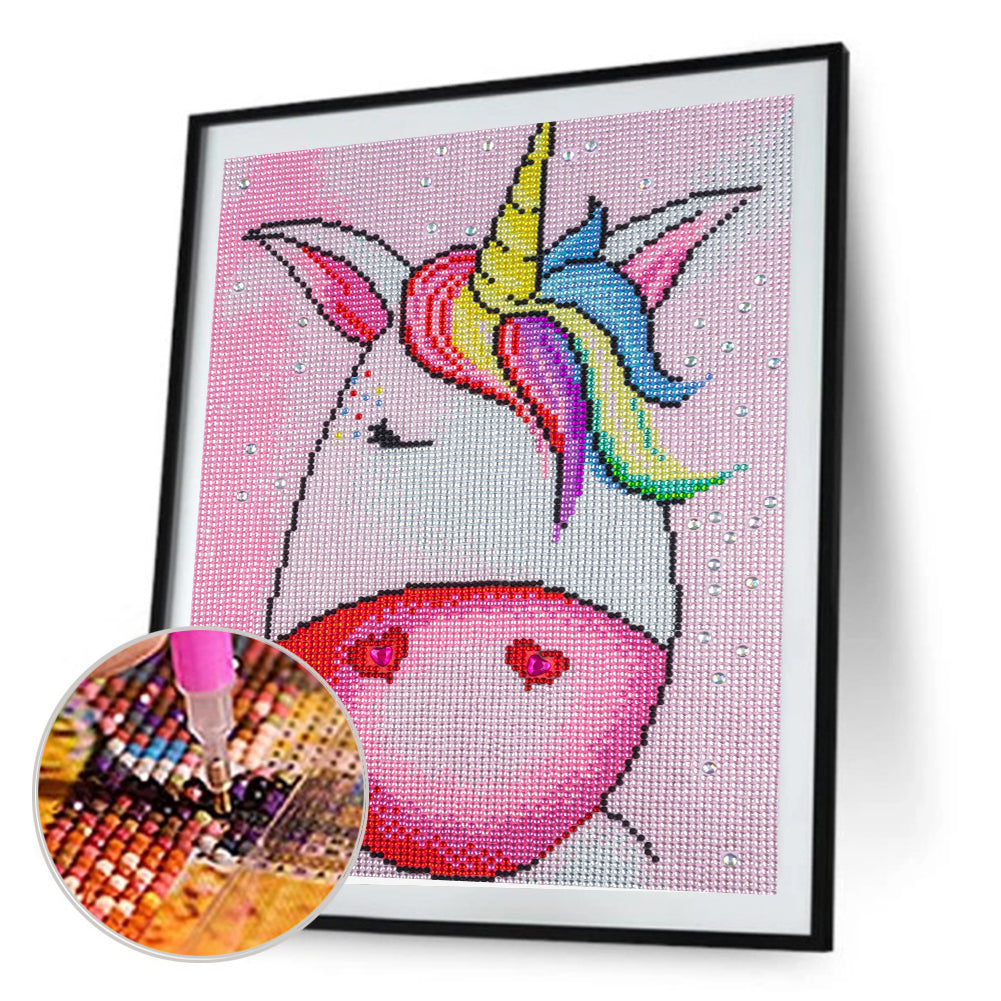 Unicorn - Special Shaped Drill Diamond Painting 30*40CM