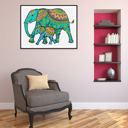 Elephant - Special Shaped Drill Diamond Painting 40*30CM