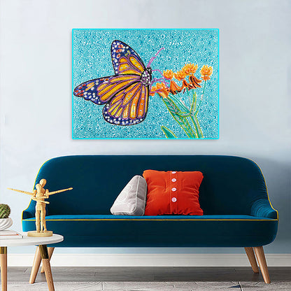 Butterfly - Special Shaped Drill Diamond Painting 40*30CM