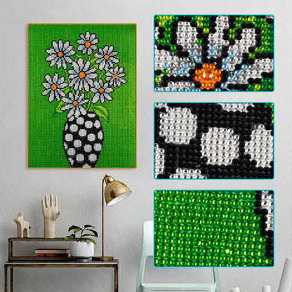 Daisy - Special Shaped Drill Diamond Painting 30*40CM