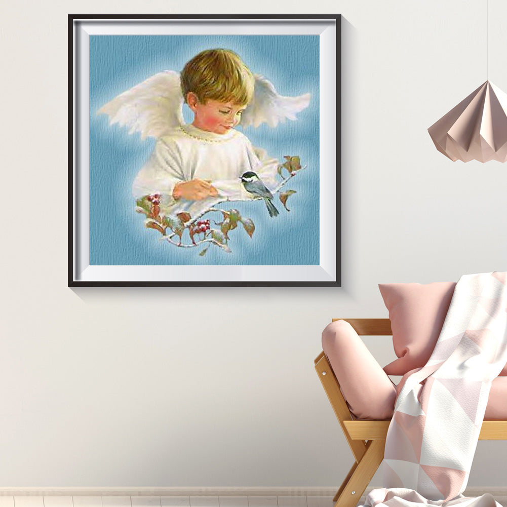 Angel Boy - Full Round Drill Diamond Painting 30*30CM