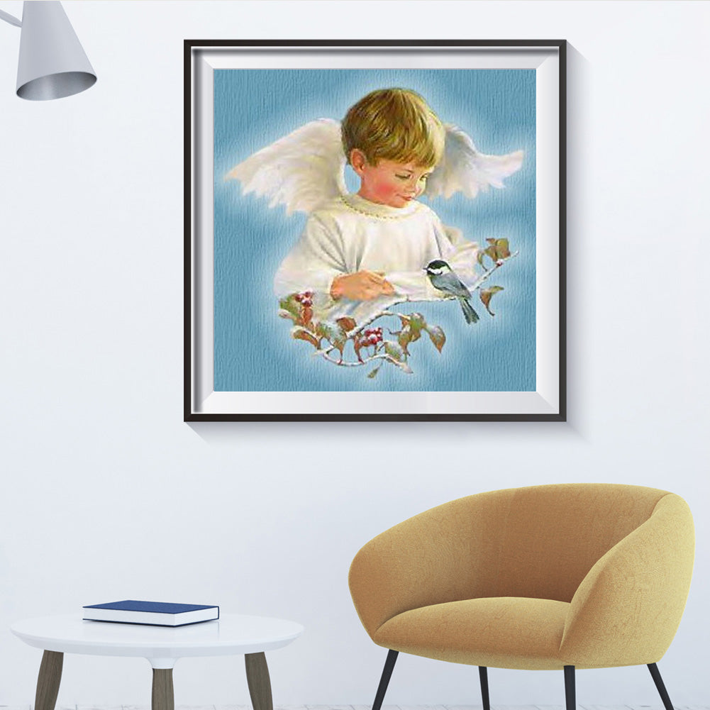 Angel Boy - Full Round Drill Diamond Painting 30*30CM