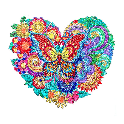 Butterfly - Special Shaped Drill Diamond Painting 30*30CM