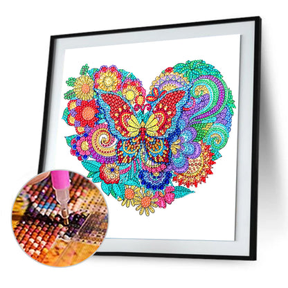 Butterfly - Special Shaped Drill Diamond Painting 30*30CM