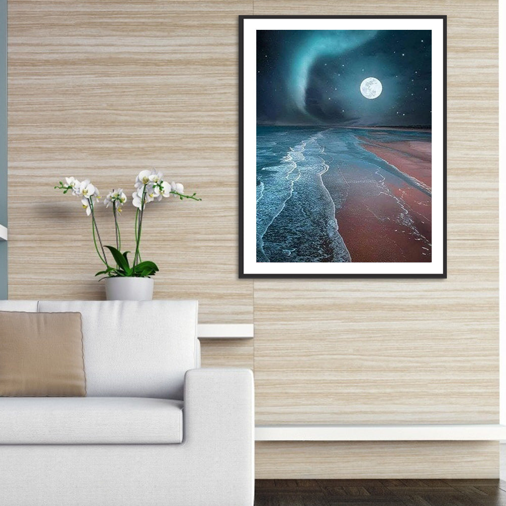 Sea Sky - Full Round Drill Diamond Painting 30*40CM