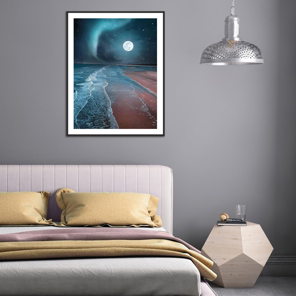 Sea Sky - Full Round Drill Diamond Painting 30*40CM