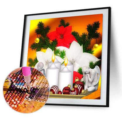 Candle - Full Round Drill Diamond Painting 30*30CM