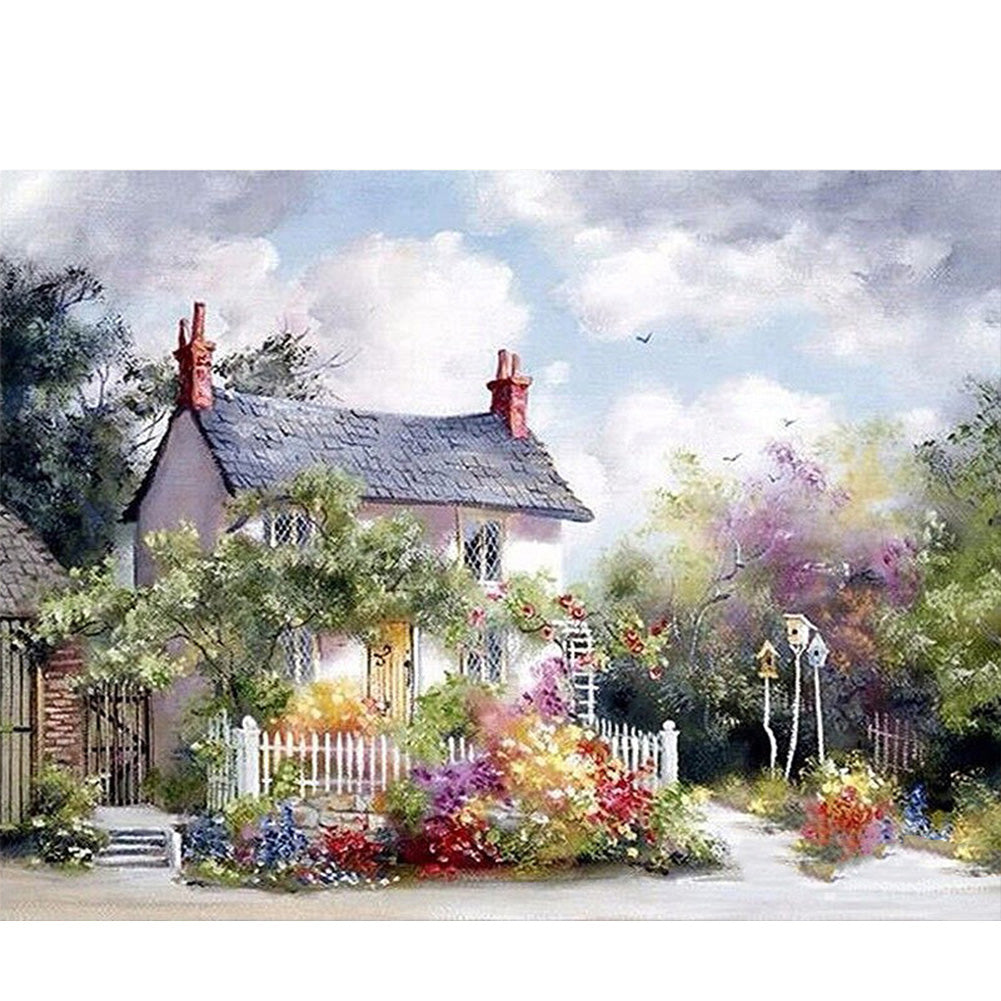 Landscape - Full Round Drill Diamond Painting 40*30CM