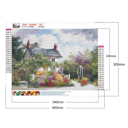 Landscape - Full Round Drill Diamond Painting 40*30CM