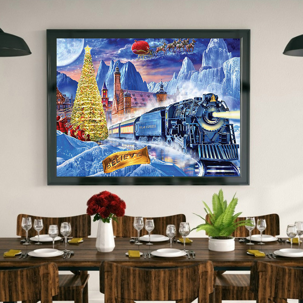 Landscape - Full Round Drill Diamond Painting 40*30CM