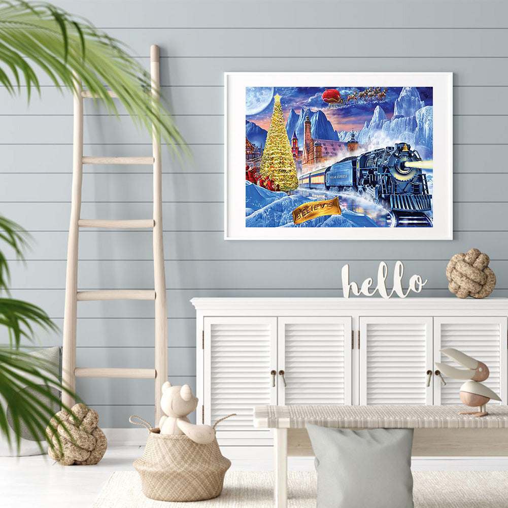 Landscape - Full Round Drill Diamond Painting 40*30CM