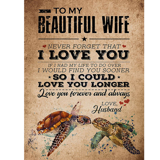 Letters - Full Round Drill Diamond Painting 40*50CM