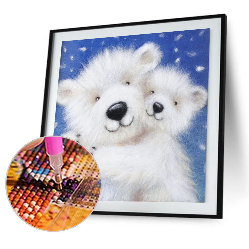 Bear - Full Round Drill Diamond Painting 30*30CM