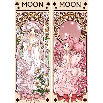 Cartoon Girl - Full Round Drill Diamond Painting 50*70CM