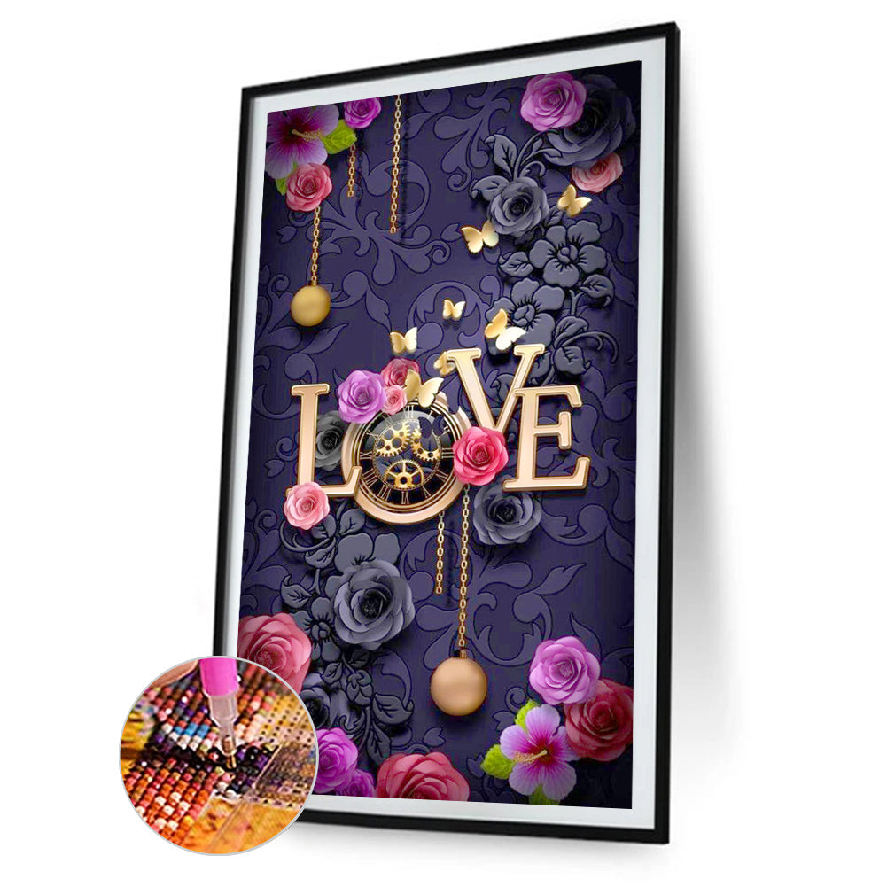 Love - Full Round Drill Diamond Painting 40*70CM